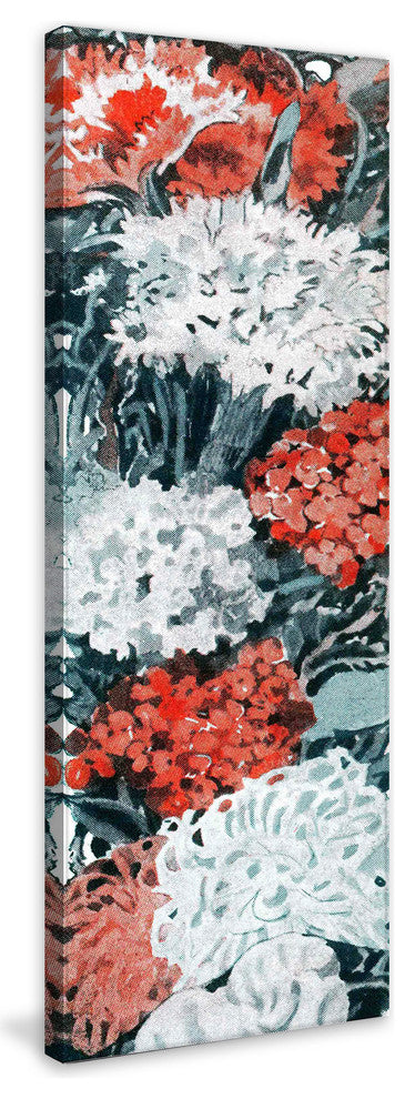 "Flowers Veg" Painting Print on Canvas