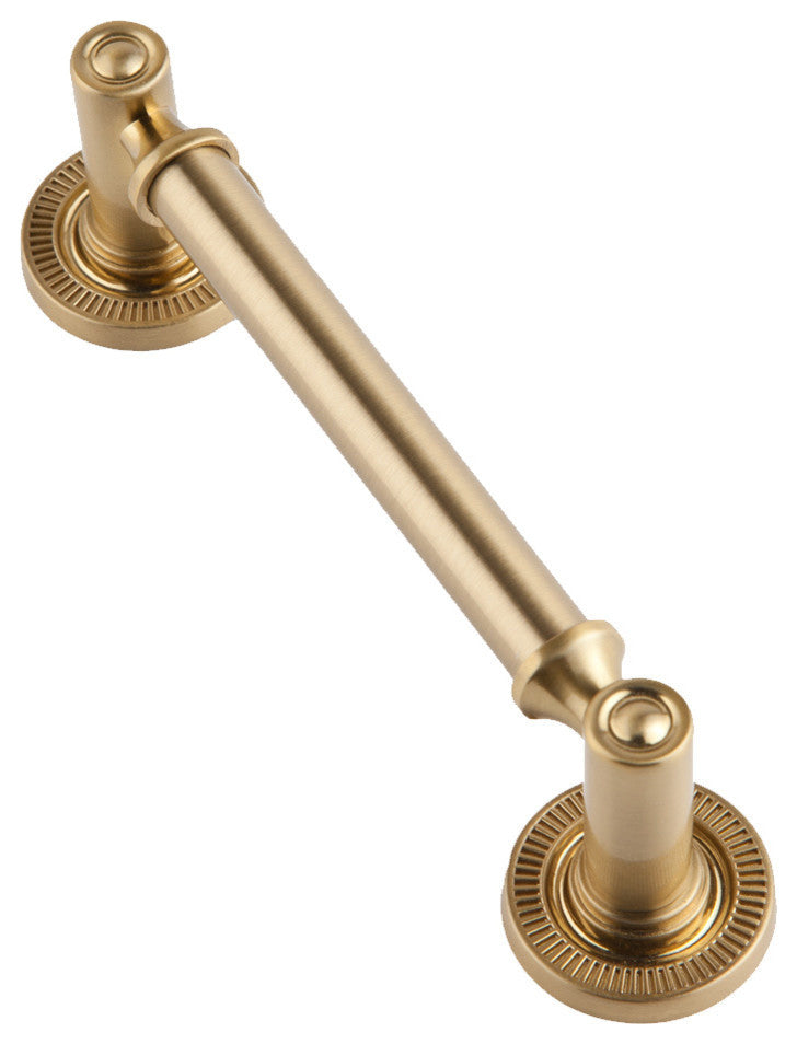 Sumner Street Home Hardware Minted Pull, Small, Satin Brass