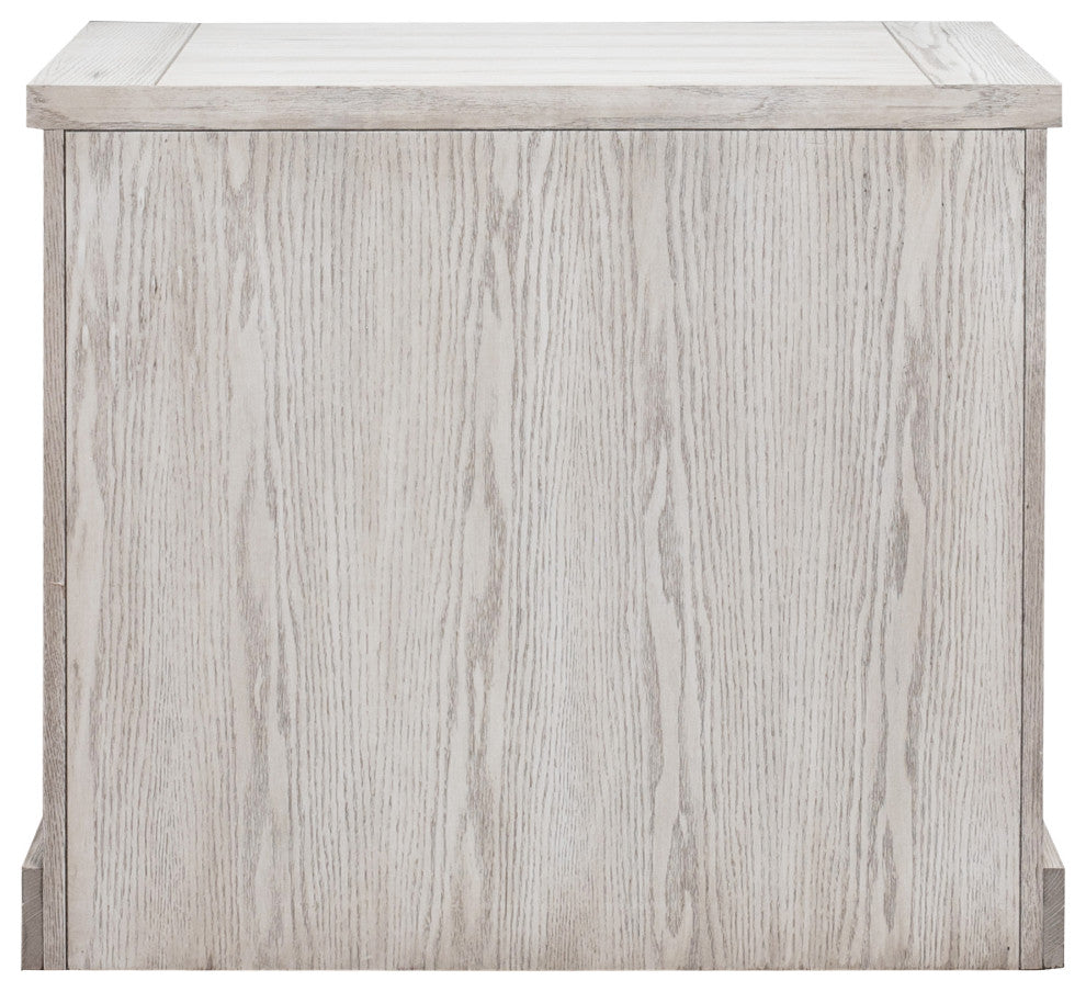 Lateral File With Locking Legal/Letter File Drawer, Fully Assembled, White