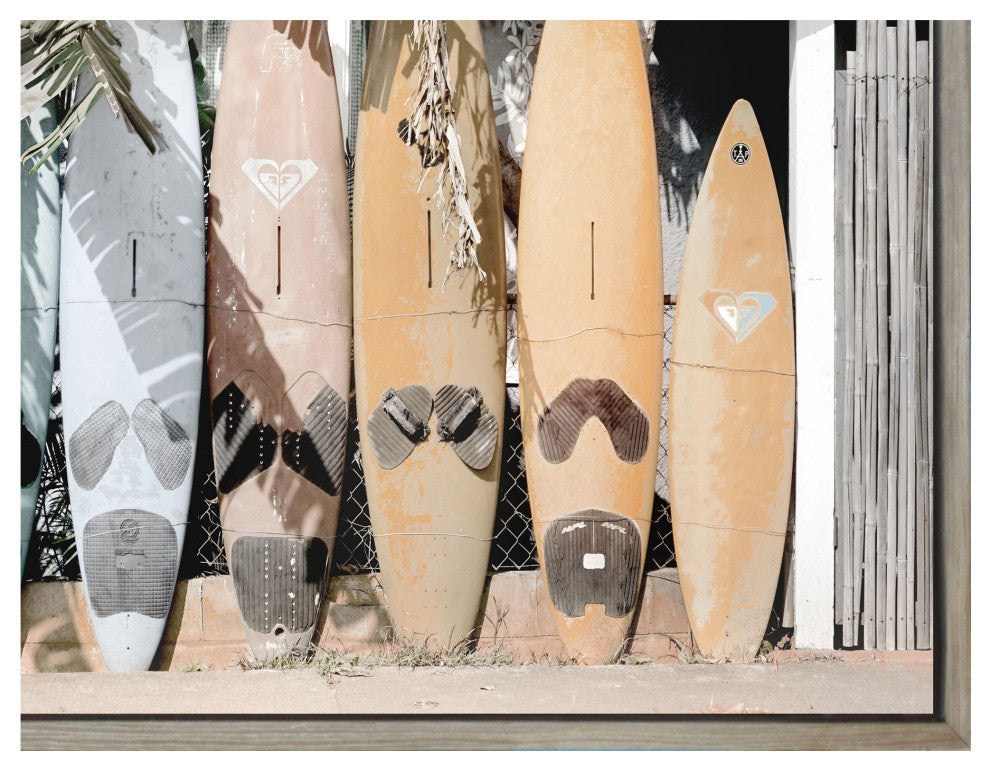 Contemporary Surfs Up Wall Dcor - Multicolor