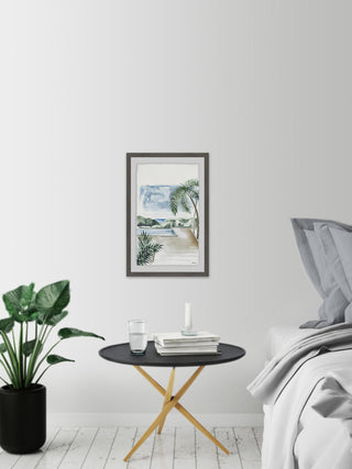 "The Ultimate View" Framed Painting Print, 12"x18"