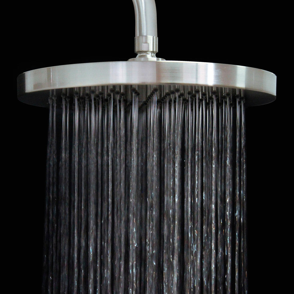 MODONA's 10" ROUND Rain Shower Head -, Satin Nickel