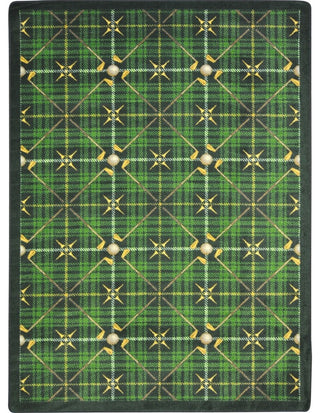 Games People Play Rug, Saint Andrews, 7'8"x10'9", Pine