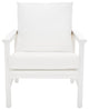 Safavieh Couture Emmalee Cord Back Accent Chair White / Natural