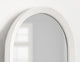 Hartman Wood Framed Arch Wall Mirror, White 20x30