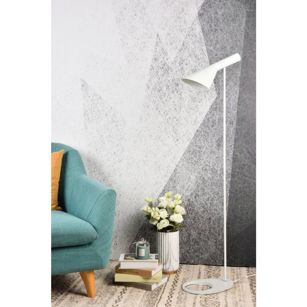 Living District Juniper 1-Light Table Lamp White