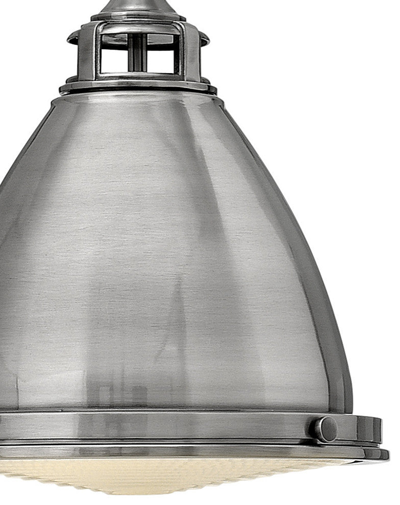 Hinkley Amelia Medium Pendant, Polished Antique Nickel