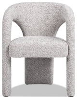 Sydney 25" Fully Upholstered Dining Chair, Greige Beige Chenille