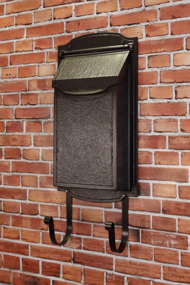 Contemporary Vertical Mailbox, Oil Rubbed Bronze
