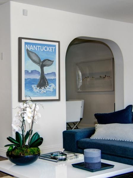 "Whale's Tale" Framed Painting Print, 20"x30"