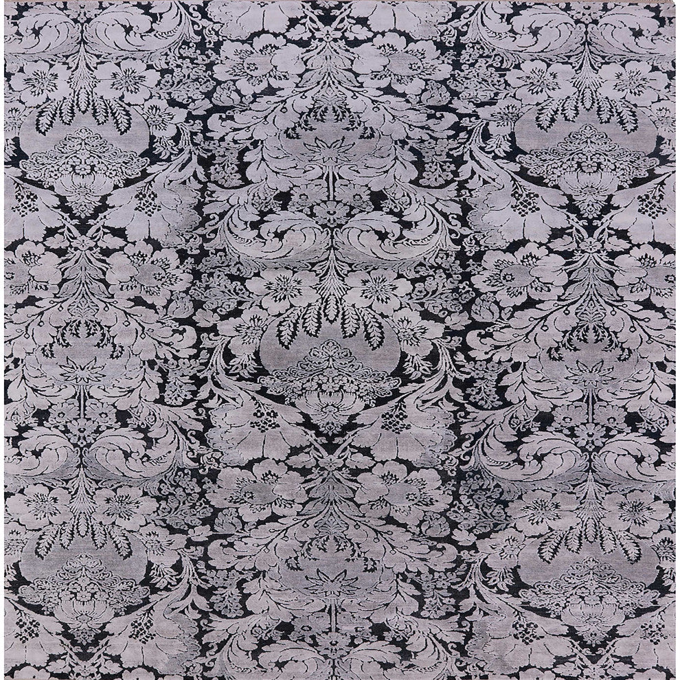 Ahgly Company Indoor Square Mid-Century Modern Area Rugs, 8' Square
