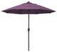 9' Casa Series Patio Umbrella With Sunbrella 2A Iris Fabric