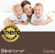 Comforter, Sheet, and Bed Skirt, Cocoa, White, White, Split Queen