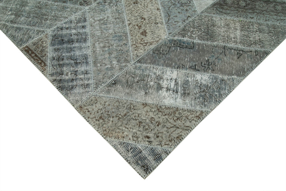 Rug N Carpet - Handwoven Oriental 8' 0" x 10' 2" Decorative Patchwork Area Rug