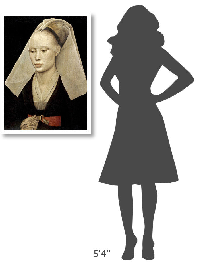 "Portrait of a Lady" Digital Paper Print by Rogier van der Weyden, 24"x32"