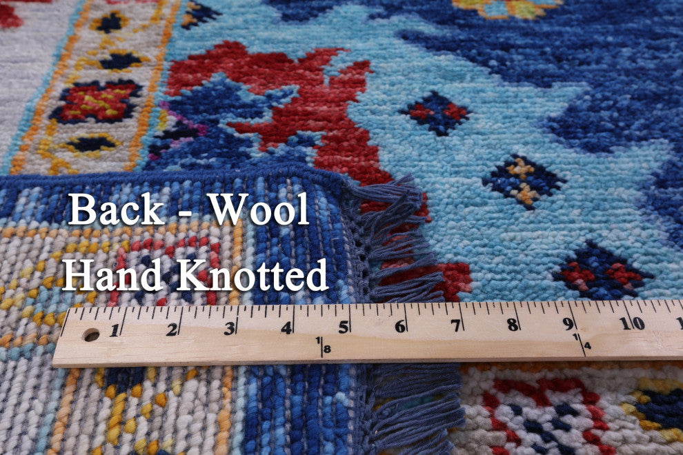9' 5" X 11' 9" Handmade Turkish Oushak Wool Rug - Q14819