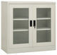 Vidaxl Office Cabinet Light Gray 35.4"x15.7"x35.4" Steel