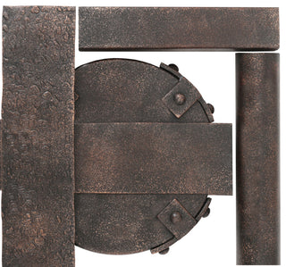 Belmont 28" Outdoor Pendant in Florence Gold with Clear Glass