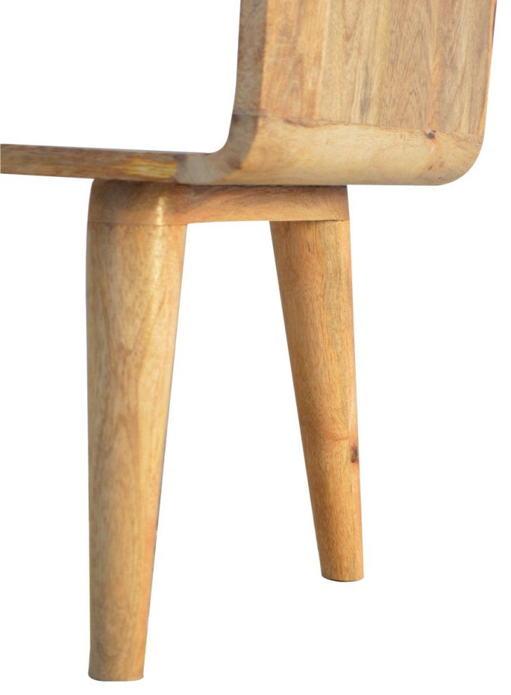 Curved Open Nightstand