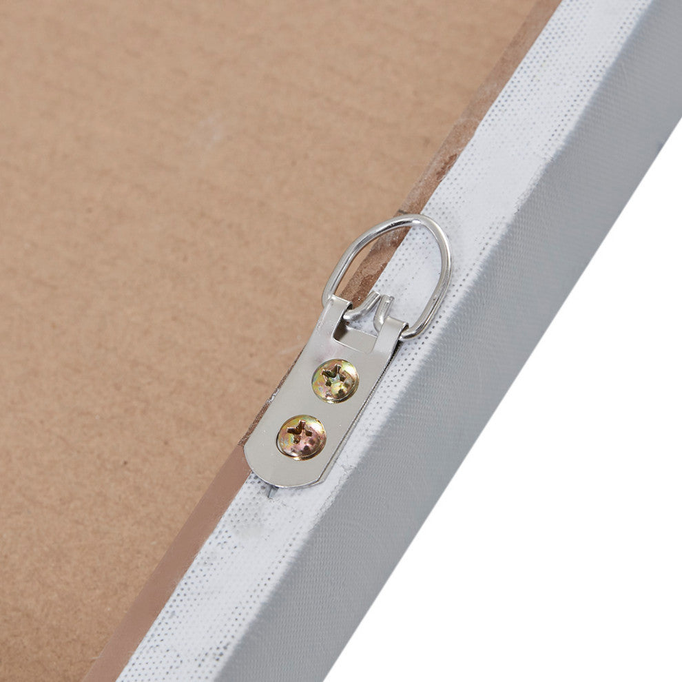 Madison Park Luminous Hand Painted Heavy Textured Glitz Canvas 3 Piece Set, Grey