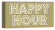 Happy Hour - Green 10x20 Canvas Wall Art