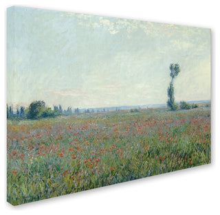 Monet 'Poppy Field' Canvas Art, 32 x 24