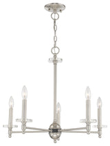Livex Lighting Brushed Nickel 5-Light Chandelier