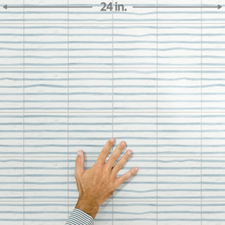 Berta Onda Decor Ceramic Wall Tile, Stripe