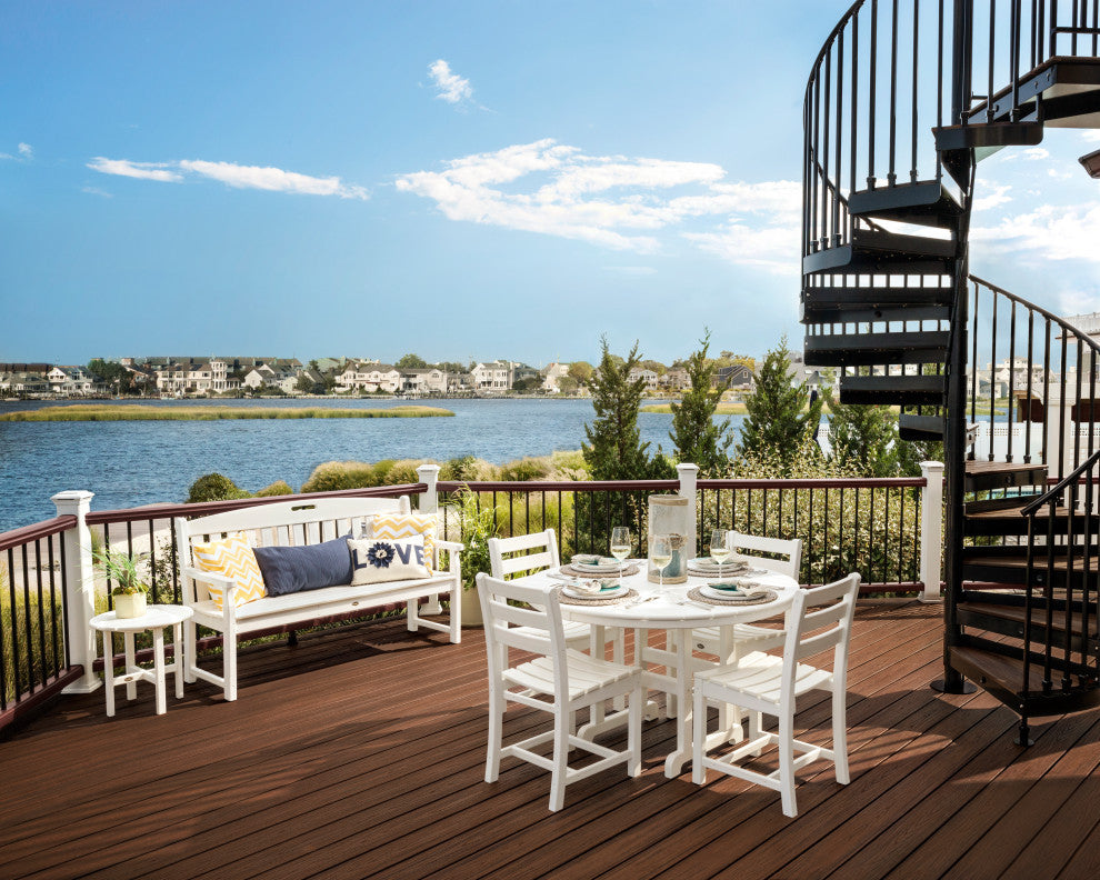 Yacht Club 60" Bench, Classic White