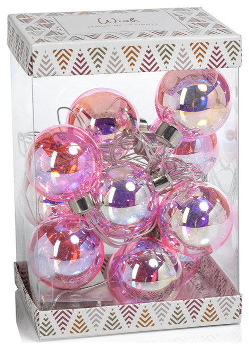 Spectrum LED String of Lights, Pink