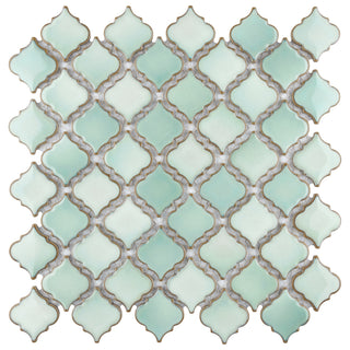 Hudson Tangier Mosaic Floor and Wall Tile, Mint Green