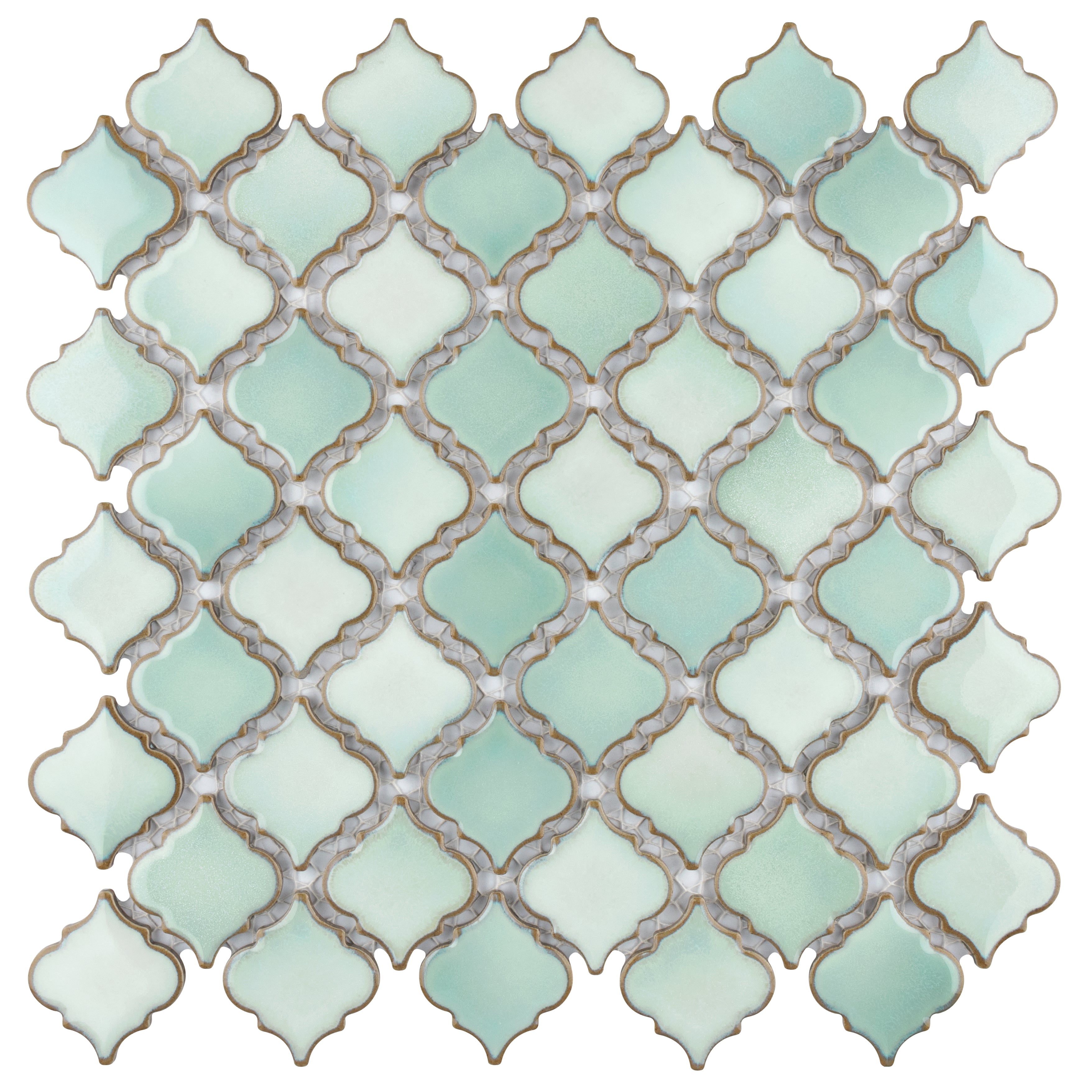 Hudson Tangier Mosaic Floor and Wall Tile, Mint Green