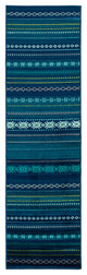 Surya Paramount PAR-1120 6'7"x9'6" Rug, Blue/Aqua/Teal/Lime/Gray/Gray/Cream