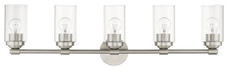 Whittier 5-Light Brushed Nickel Large Vanity Sconce
