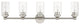 Whittier 5-Light Brushed Nickel Large Vanity Sconce