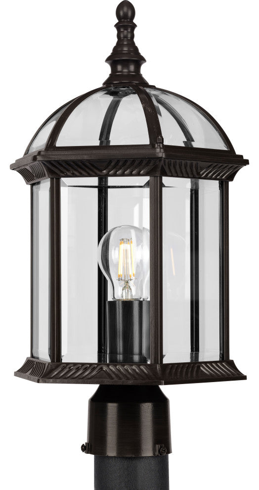 Luxury Transitional Post Light, Olde Bronze