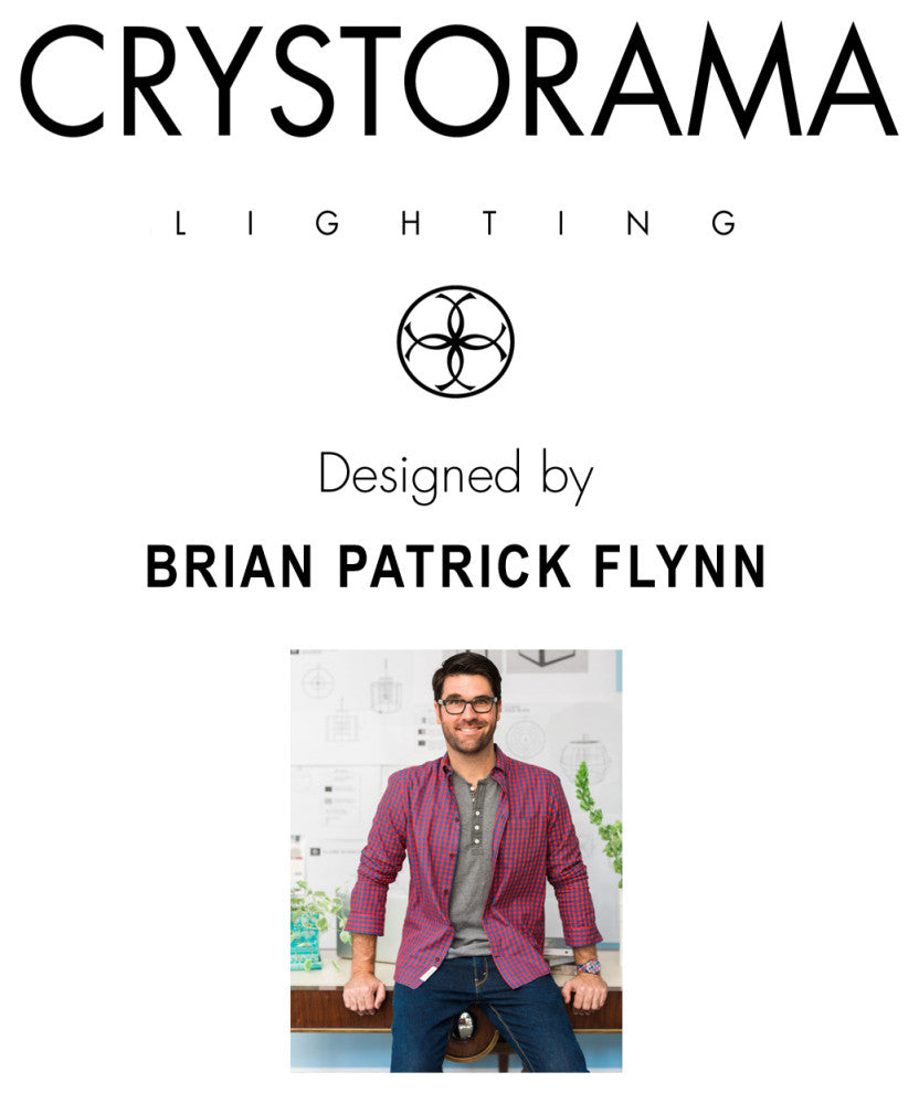 Brian Patrick Flynn for Crystorama Hulton 6 Light Luxe Gold Chandelier