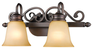 Golden Lighting Belle Meade Rubbed Bronze Vanity Light