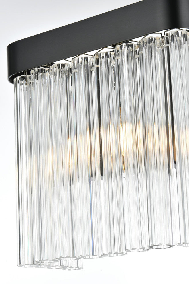 Home Living 9" Wall Sconce, Black