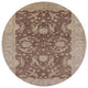 Ahgly Company Indoor Round Mid-Century Modern Area Rugs, 4' Round