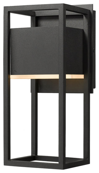 Barwick 1-Light Outdoor Wall Sconce In Black