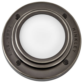 Hinkley Lighting 32703 Porte 6"W LED Flush Mount Bowl Ceiling - Black Oxide