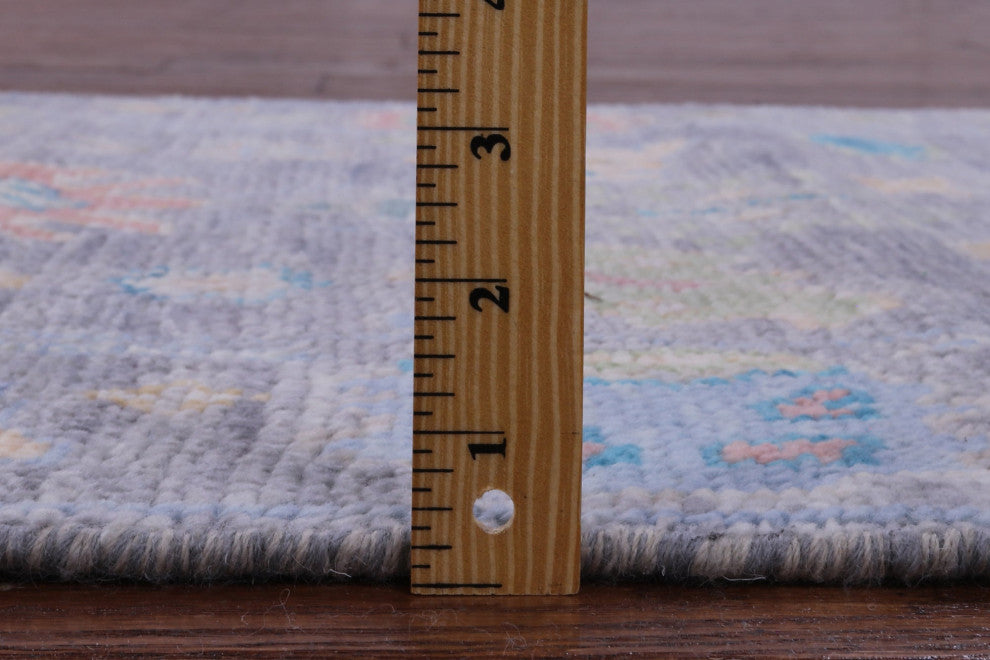 2' 7" X 8' 0" Handmade Turkish Oushak Wool Runner Rug - Q13404