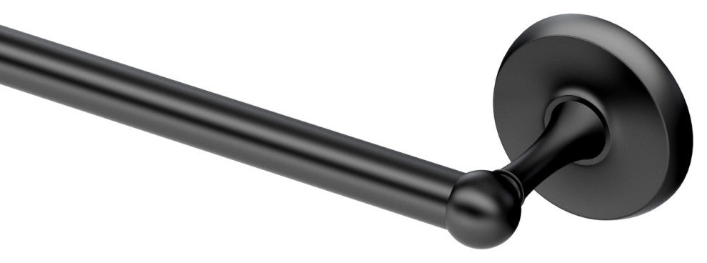 Designer II 24" Towel Bar, Matte Black