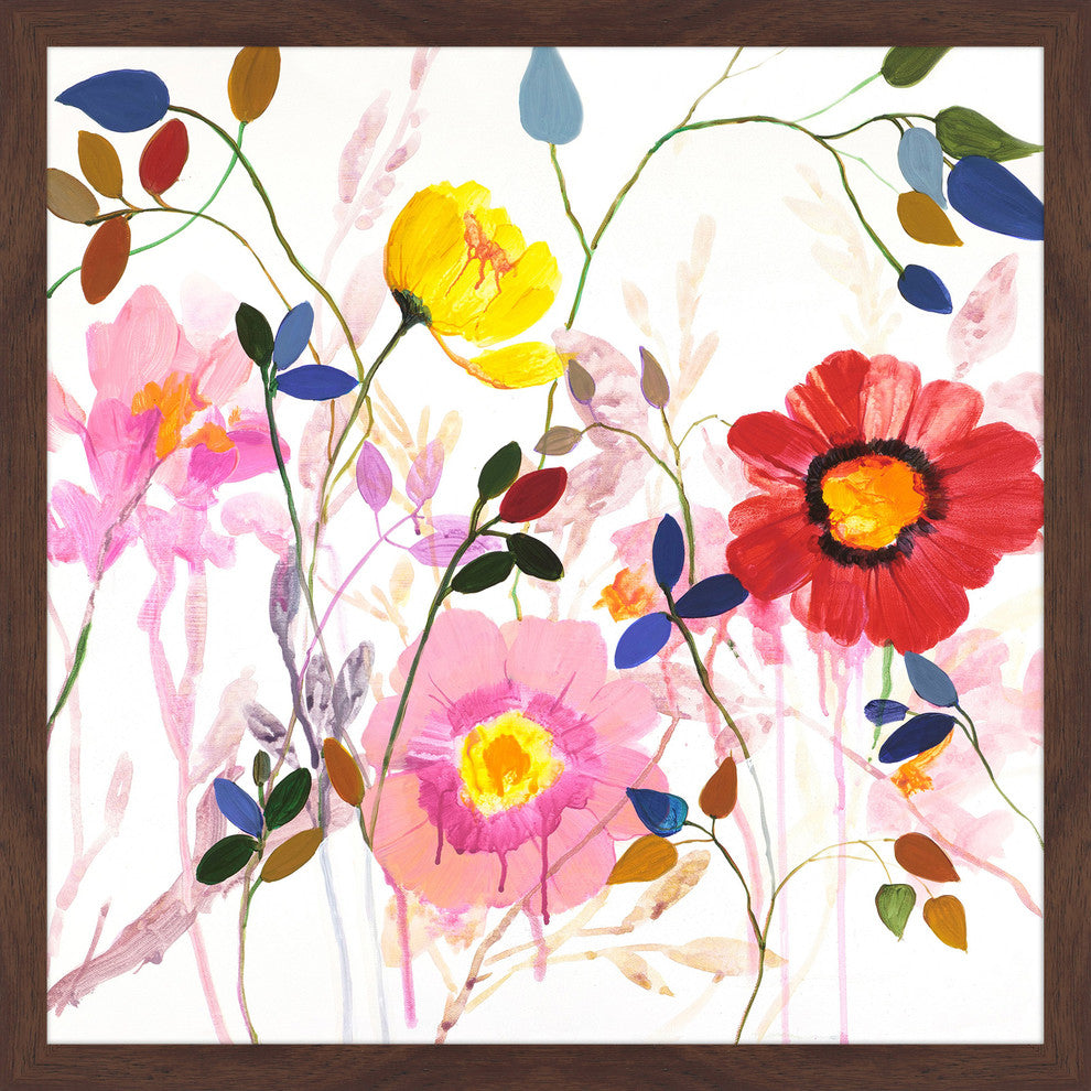 Marmont Hill, "Woodland Garden" by Julie Joy Framed Painting Print, 24x24