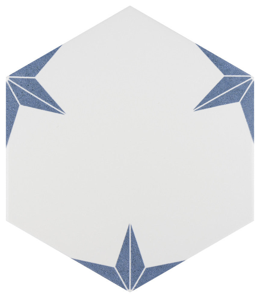 Stella Hex Porcelain Floor and Wall Tile Sample