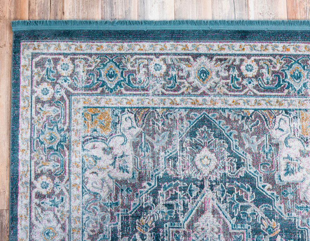 Unique Loom Gray Baracoa Prado 5' 5 x 8' 0 Area Rug