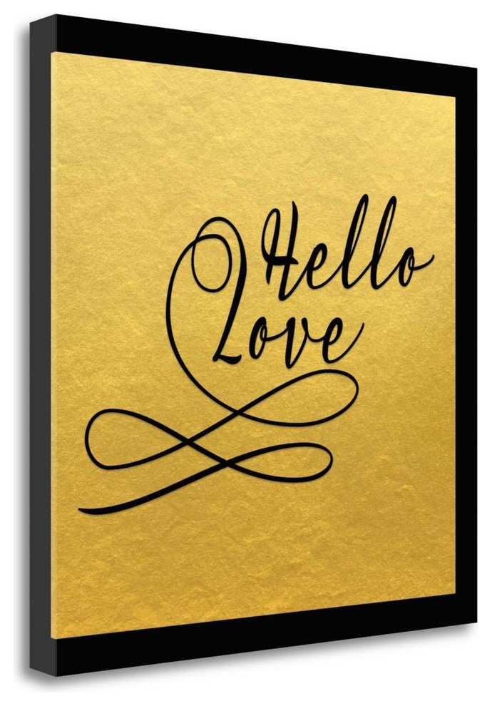 "Hello, Love" By Tara Moss, Giclee Print on Gallery Wrap Canvas, Ready to Hang