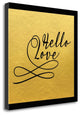 "Hello, Love" By Tara Moss, Giclee Print on Gallery Wrap Canvas, Ready to Hang