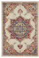 Unique Loom Cream Helios Utopia 4' 0 x 6' 0 Area Rug